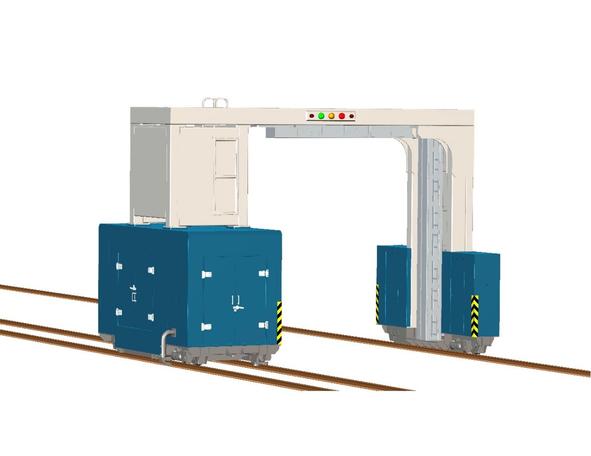 尊龙凯时CSD76-96型集装箱车辆检查系统